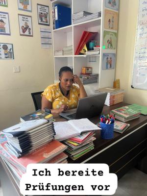 Ich bereite Prüfungen vor